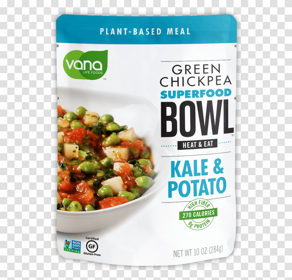 Green Chickpea Superfood Bowl Vana Superfood Bowls, Plant, Meal, Dish, Vegetable Transparent Png
