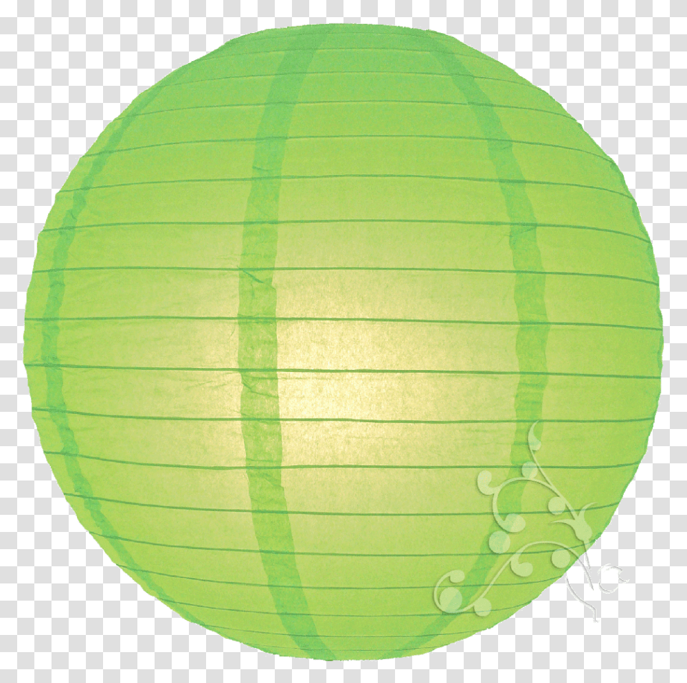 Green Chinese Lantern Circle, Sphere, Tennis Ball, Sport, Sports Transparent Png