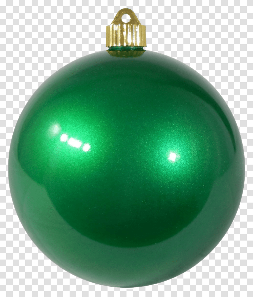 Green Christmas Ball, Ornament, Sphere, Balloon, Lamp Transparent Png