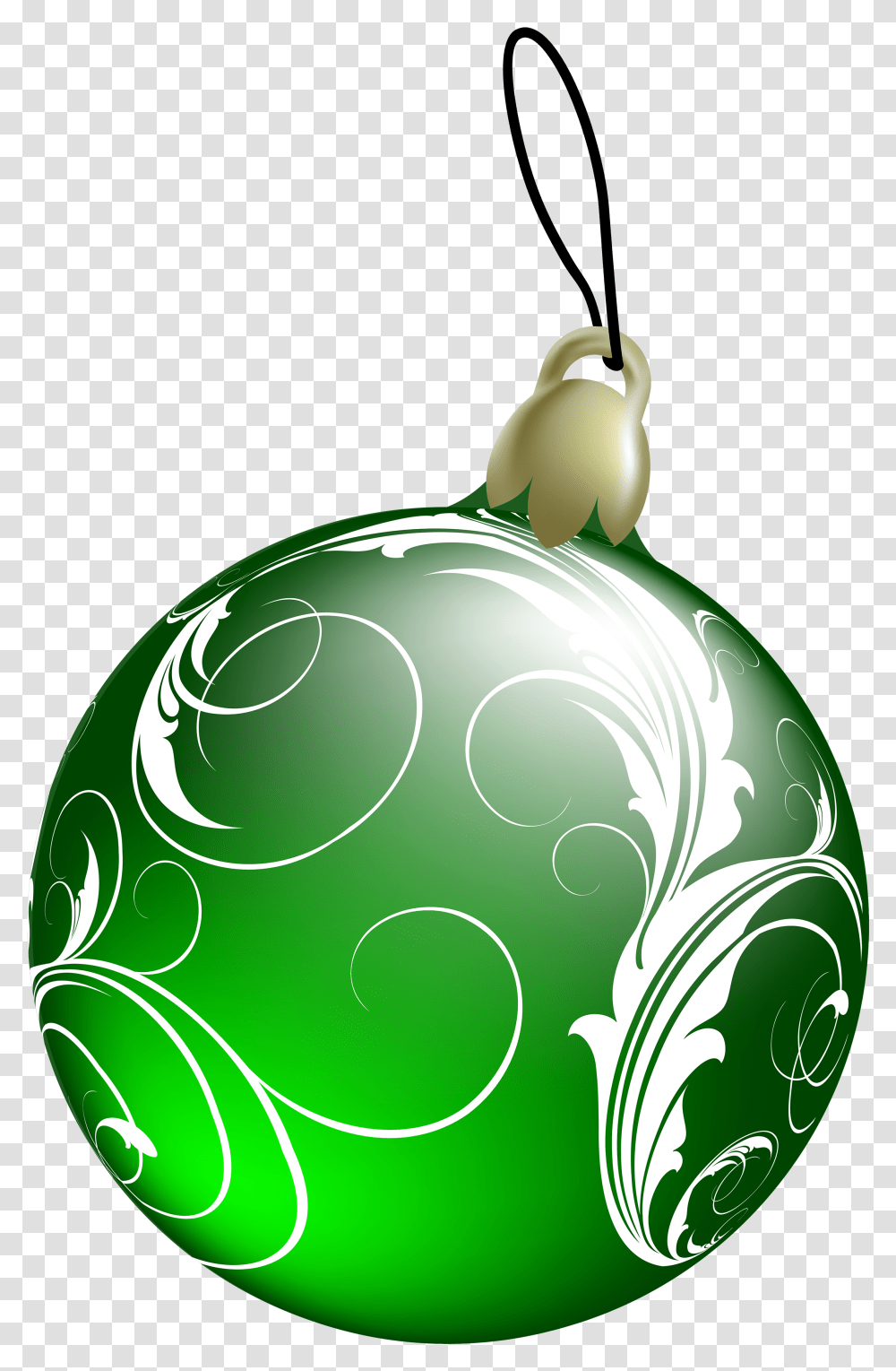 Green Christmas Balls, Animal, Bird Transparent Png