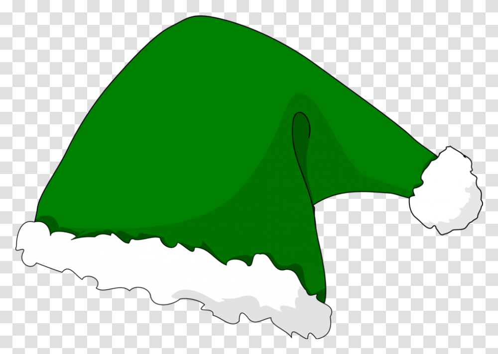 Green Christmas Hat Clipart Download Full Size Green Christmas Hat, Animal, Sea Life, Fish, Nature Transparent Png