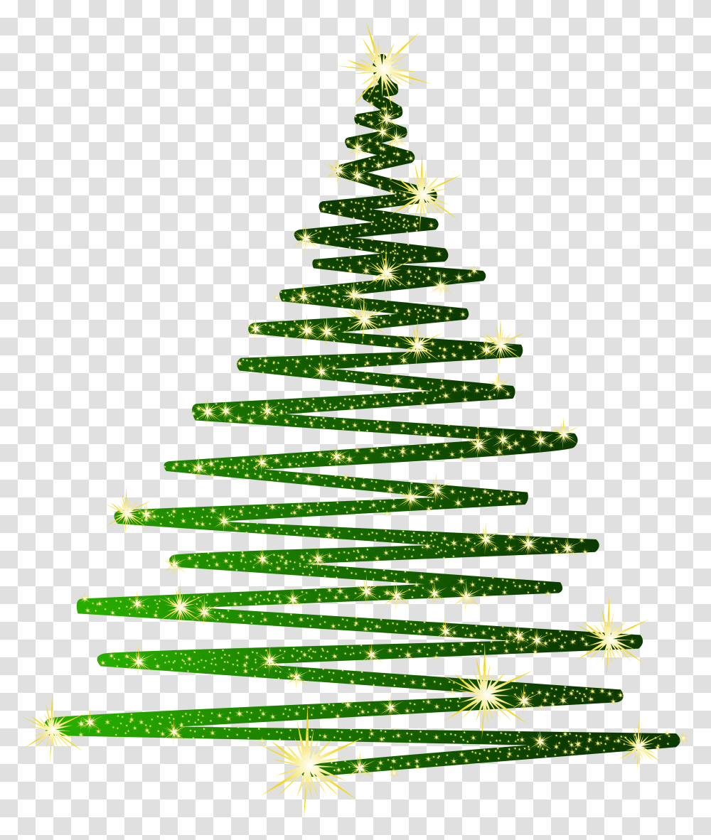 Green Christmas Shining Tree Clipart Gallery Christmas Trees Clip Art, Plant, Ornament, Star Symbol Transparent Png
