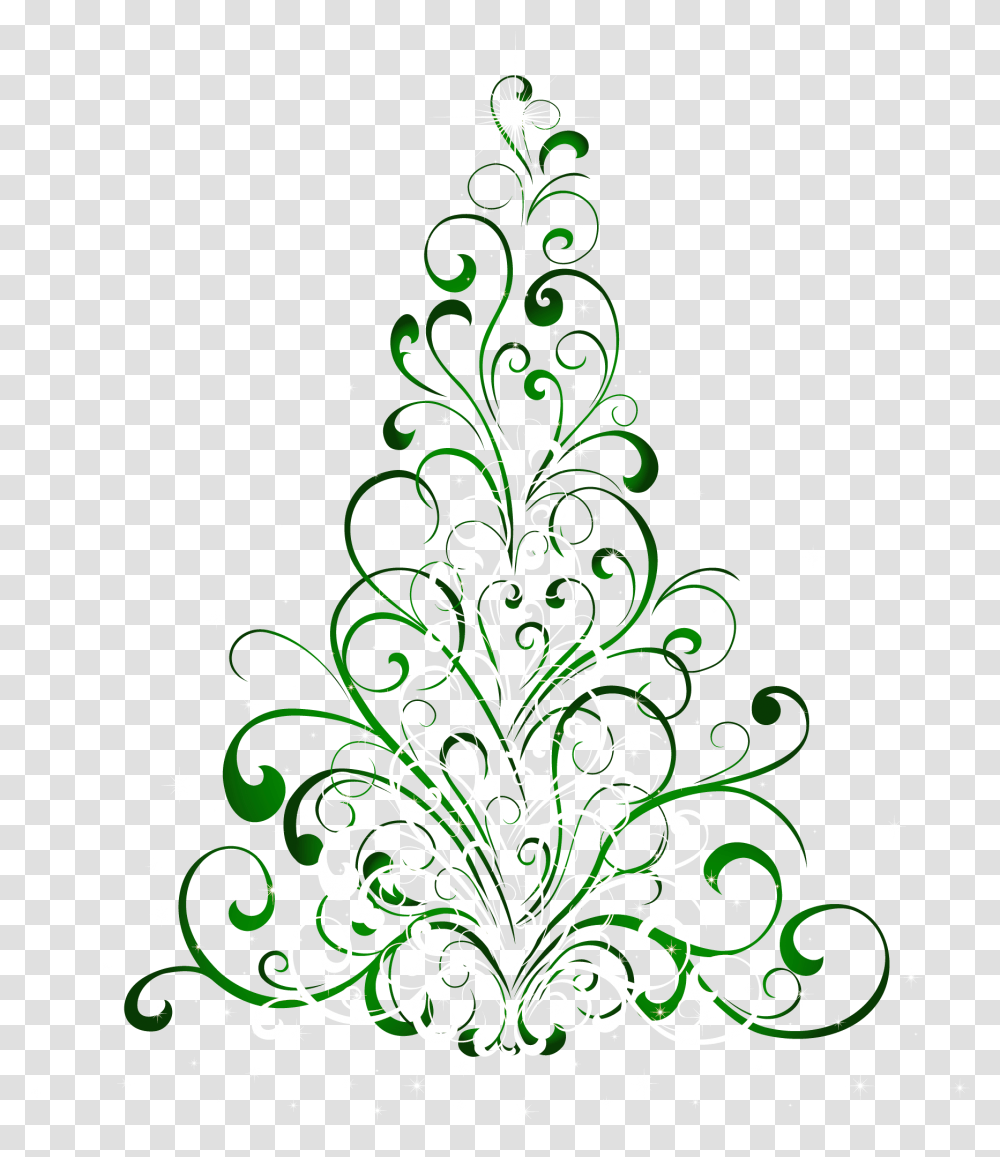 Green Christmas Tree Clipart, Floral Design, Pattern, Plant Transparent Png