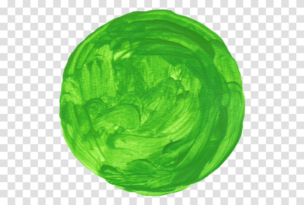 Green Circle Brush Stroke Paint Circle Brush, Jade, Gemstone, Ornament, Jewelry Transparent Png