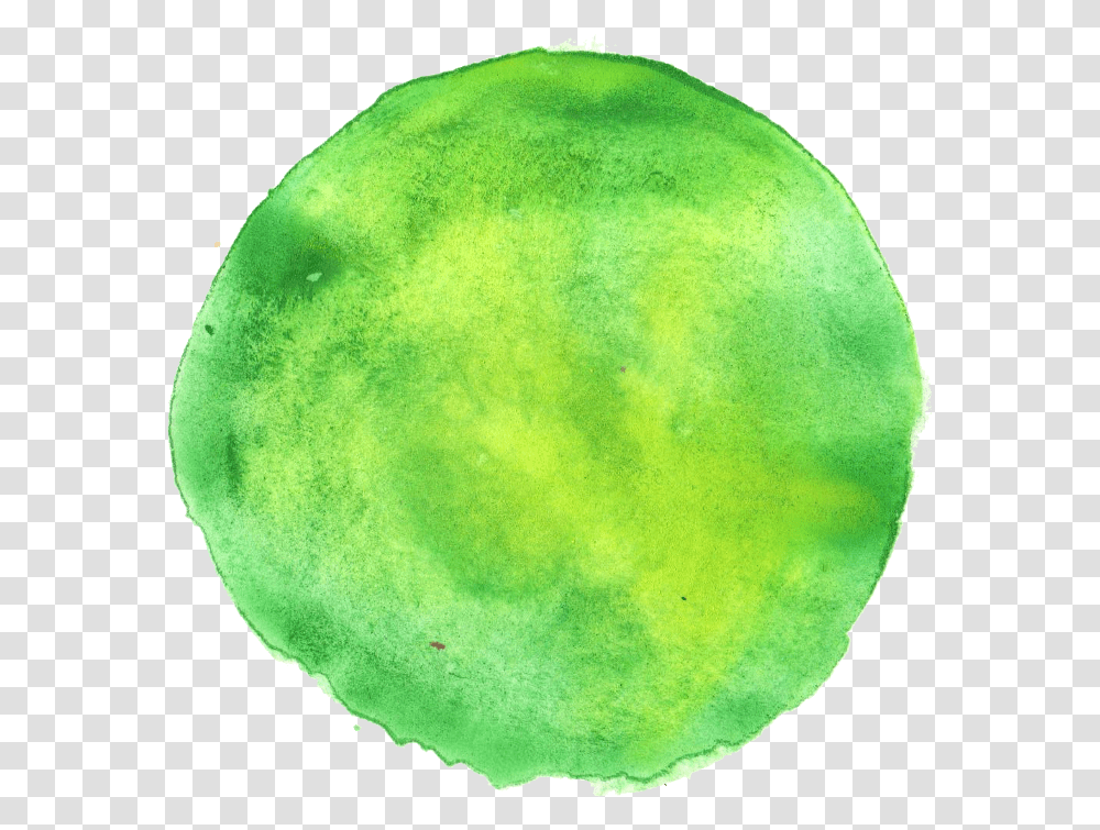 Green Circle Green Watercolour Circle, Tennis Ball, Sport, Sports, Sphere Transparent Png