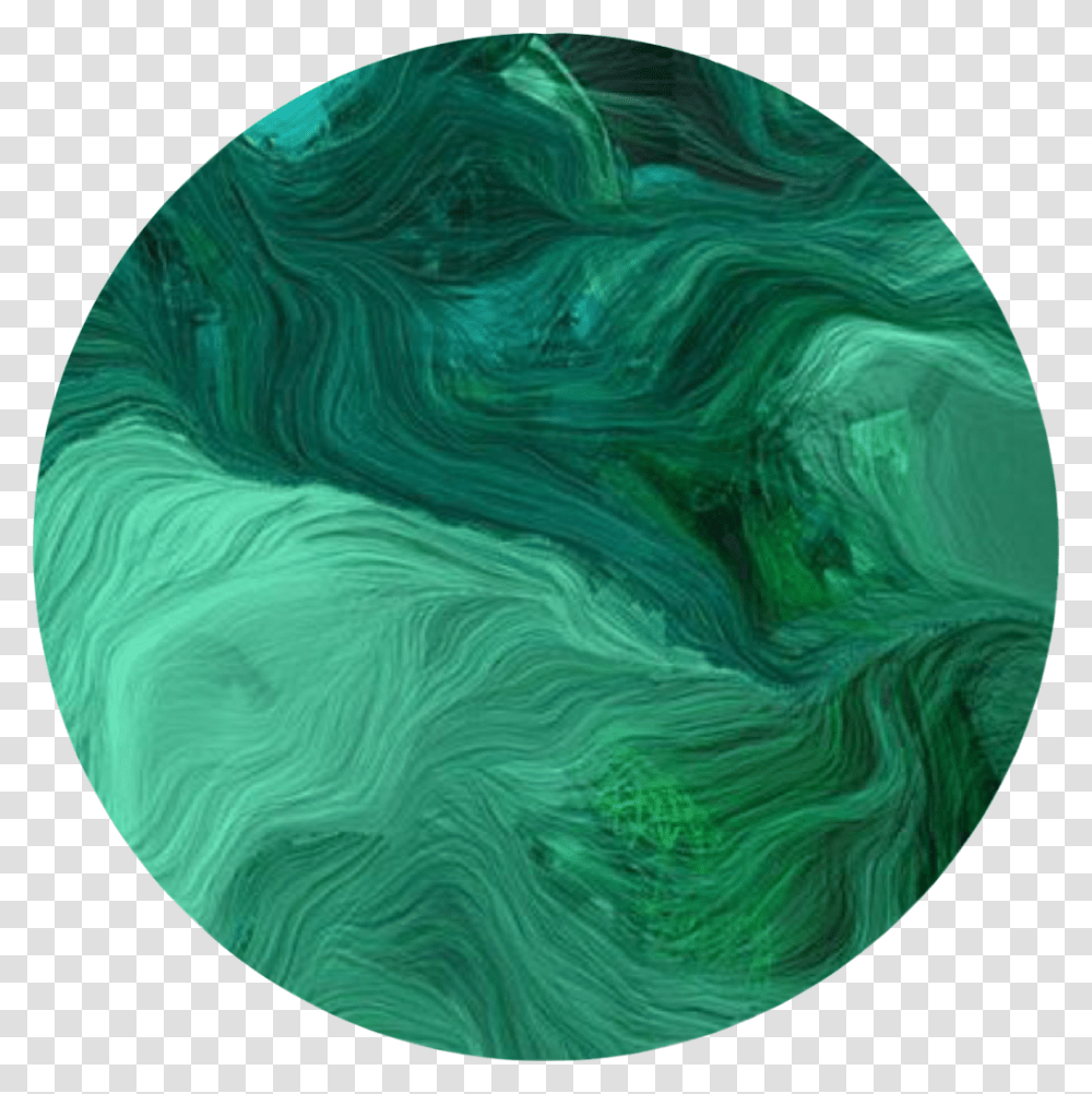Green Circle Greenaesthetic Paint Watercolour, Sphere, Tabletop, Rug, Dish Transparent Png
