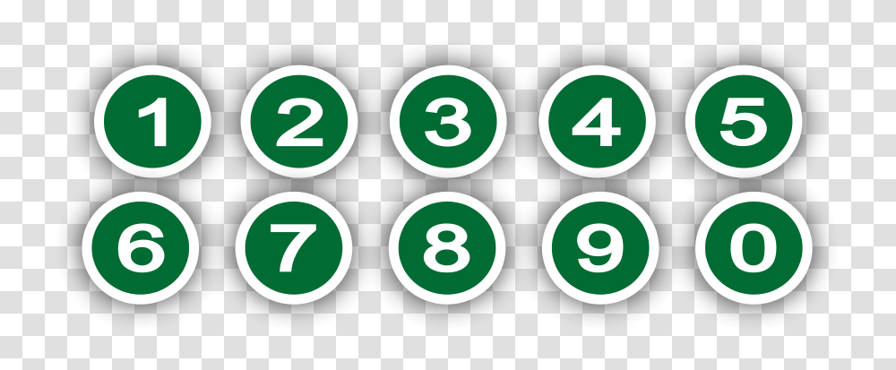 Green Circle With Numbers Clip Arts For Web, Label, Alphabet Transparent Png