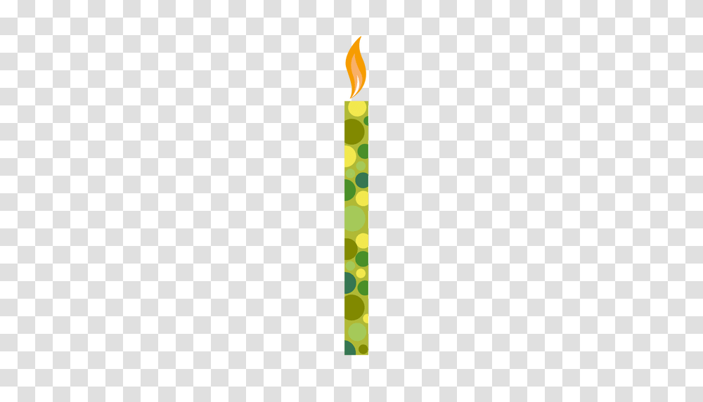 Green Circles Birthday Candle, Light, Torch Transparent Png
