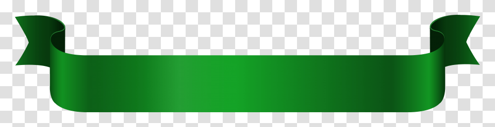 Green Clipart Banner Clipart Ribbon Green, Plant, Logo Transparent Png