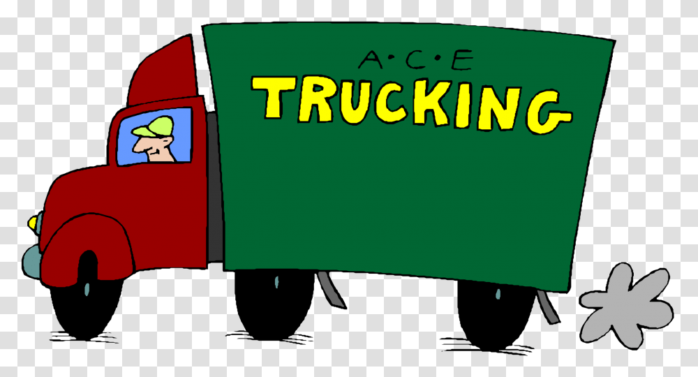 Green Clipart Semi Truck, Word, Logo Transparent Png