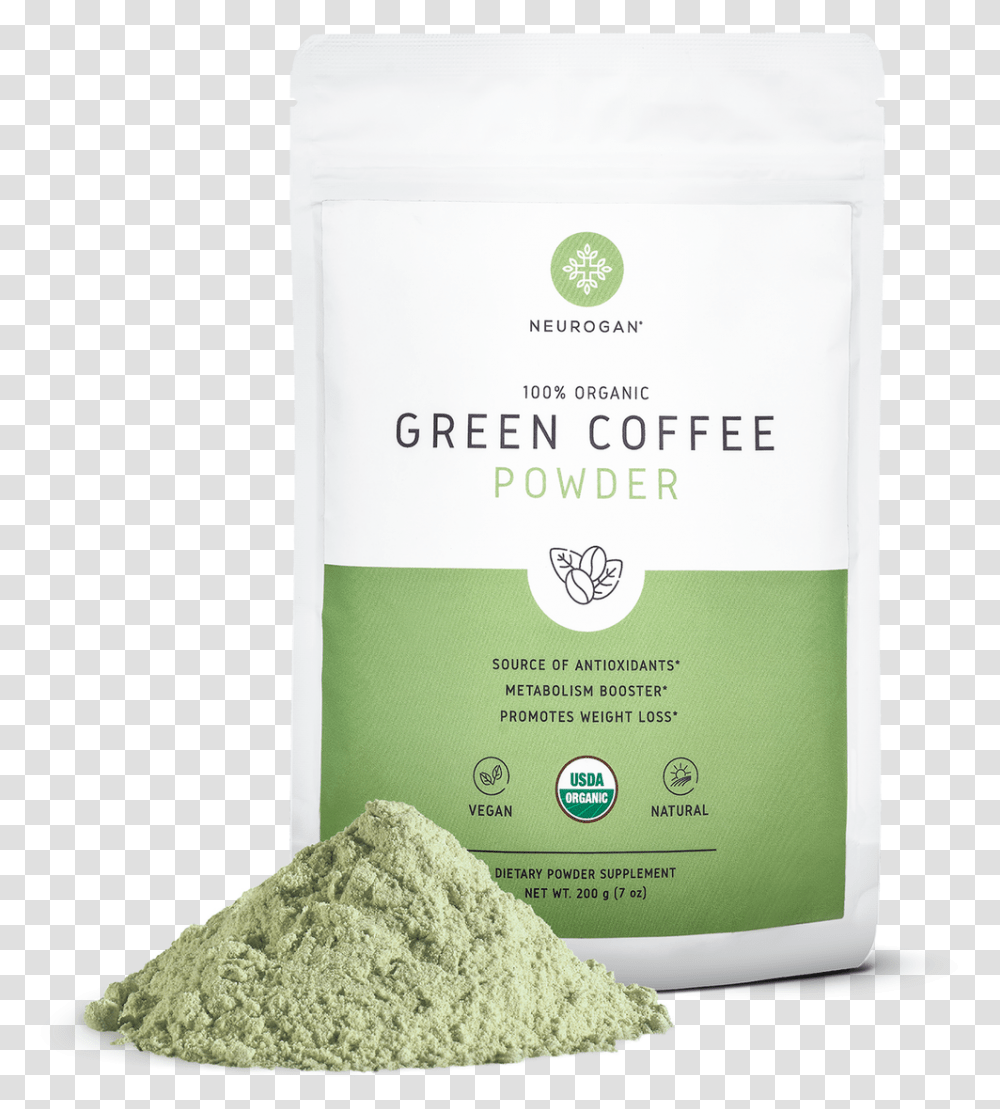 Green Coffee Powder, Flour, Food, Plant Transparent Png