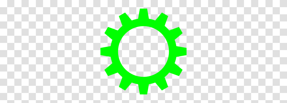 Green Cog Wheel Clip Art, Machine, Gear Transparent Png