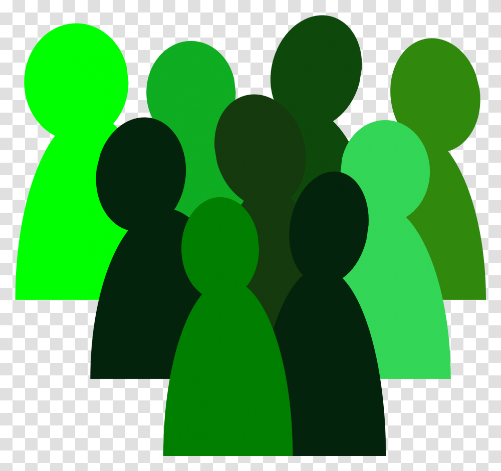 Green Color Icon For A Group Of People Intelligentsia Coffee Silver Lake Coffeebar, Word, Fence, Crowd, Silhouette Transparent Png