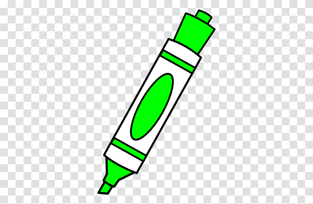 Green Color Marker Clip Arts For Web, Crayon Transparent Png