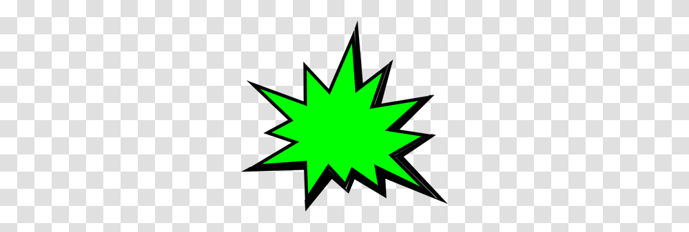 Green Comic Pow Clip Arts For Web, Leaf, Plant, Star Symbol, Light Transparent Png