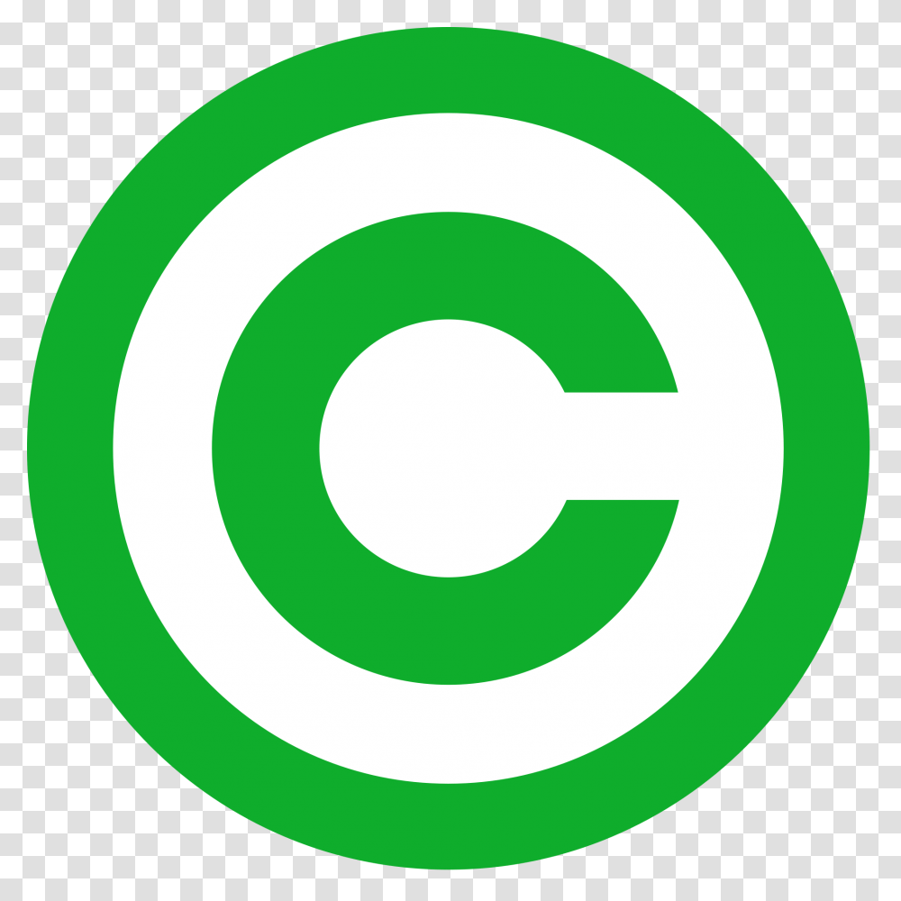 Green Copyright, Icon, Number Transparent Png
