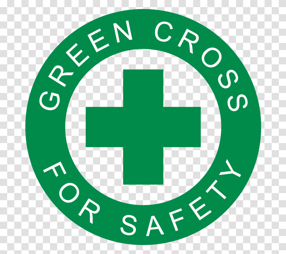 Green Cross For Safety Logo Green Cross, First Aid, Symbol Transparent Png