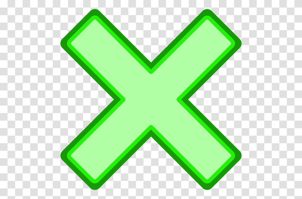 Green Cross Mark Clip Art, Logo, Trademark Transparent Png