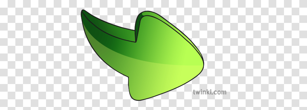 Green Curved Arrow Illustration Twinkl Clip Art, Furniture, Potted Plant, Vase, Jar Transparent Png