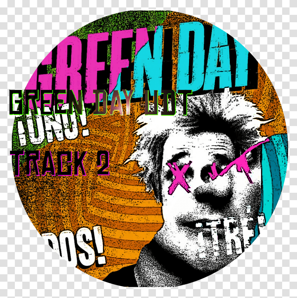 Green Day Dos Album Cover, Person, Human, Disk, Dvd Transparent Png