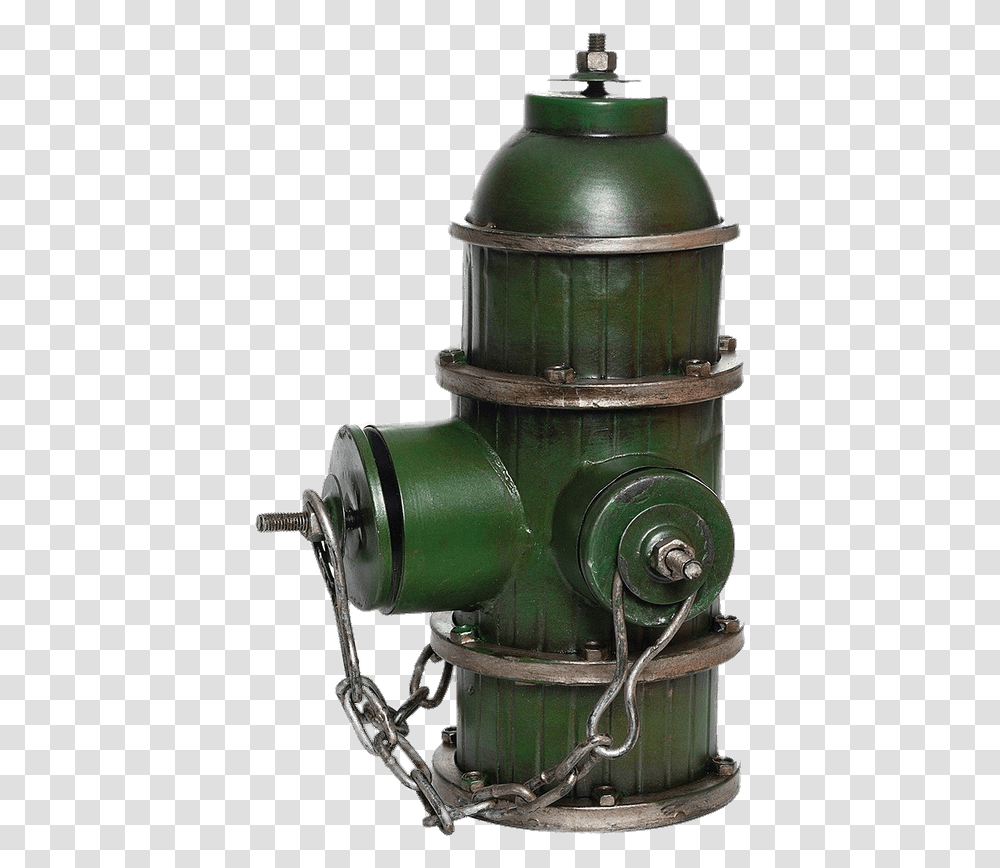 Green Decorative Fire Hydrant Stickpng Green Fire Hydrant, Machine, Pump Transparent Png
