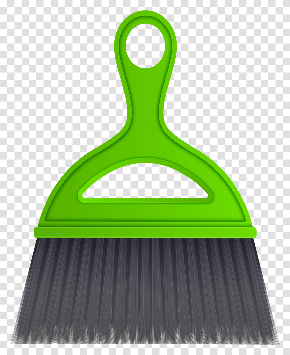 Green Desktop Sweep Cleaning Brush Clip Art Transparent Png