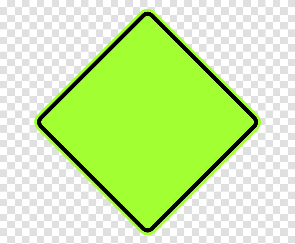 Green Diamond Clip Art, Road Sign, Tennis Ball, Sport Transparent Png