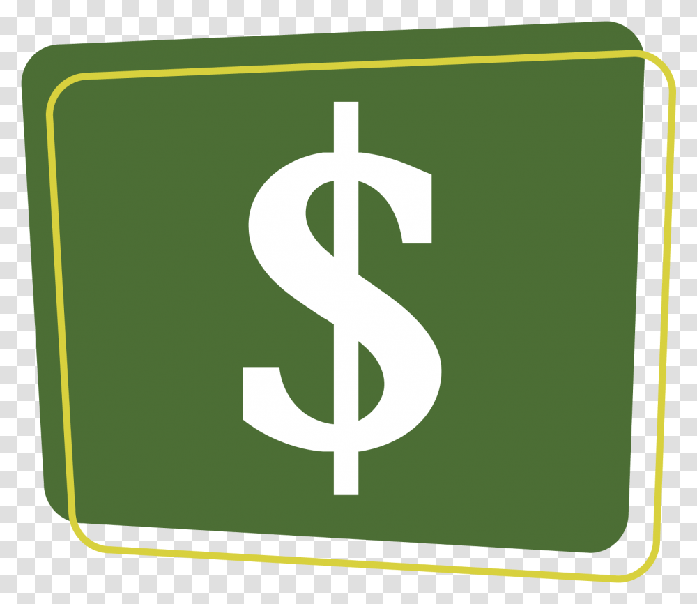 Green Dollar Signs, First Aid, Number Transparent Png