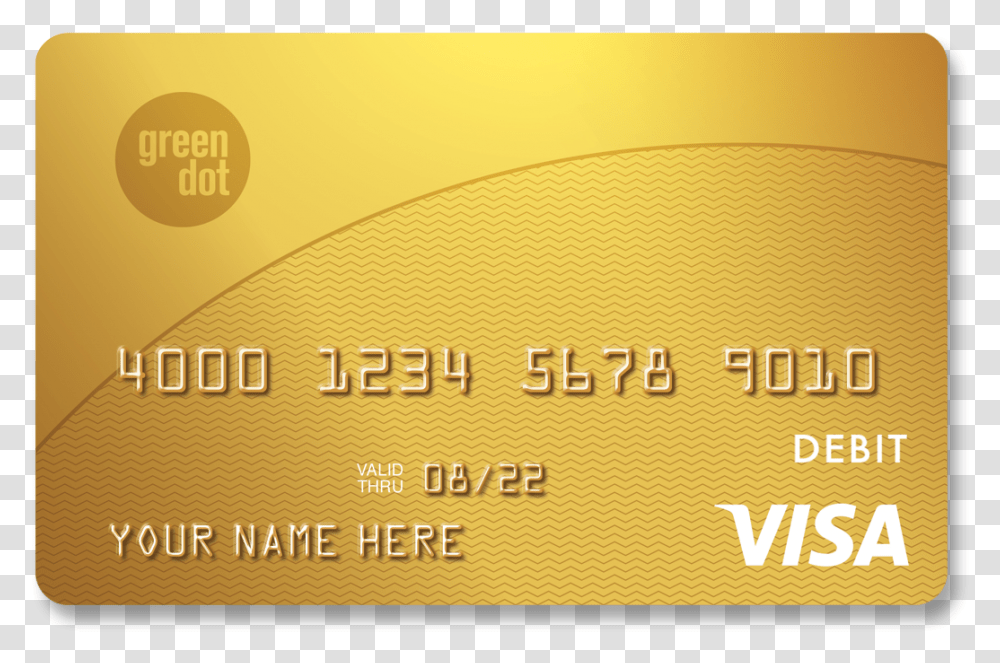Green Dot Debit Card, Credit Card, Business Card, Paper Transparent Png