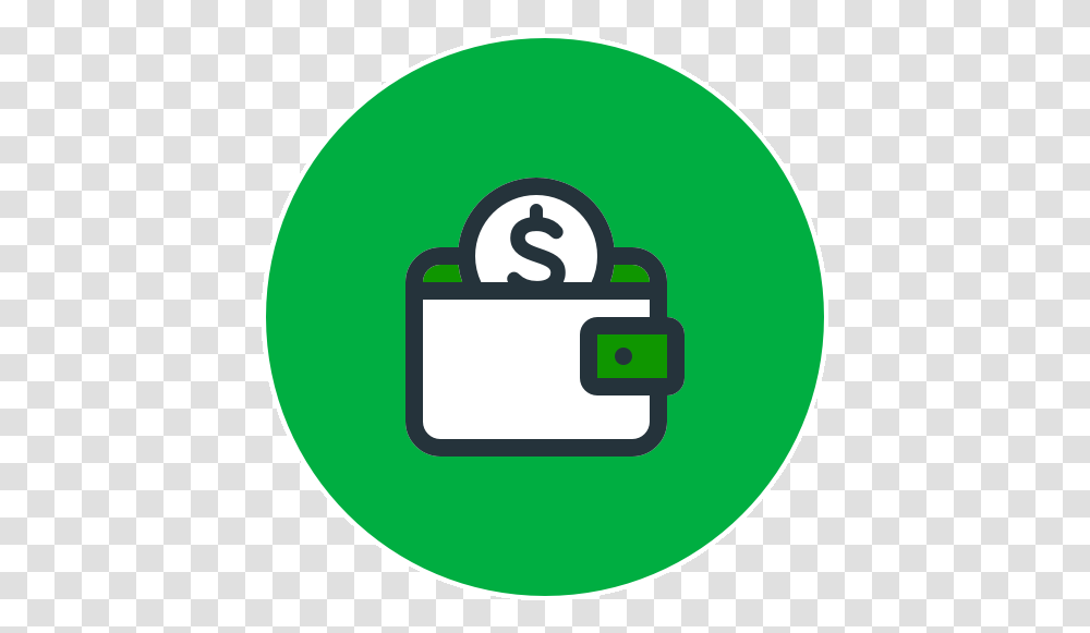 Green Dot Mobile Payments Green Apple Wallet Icon, Security Transparent Png