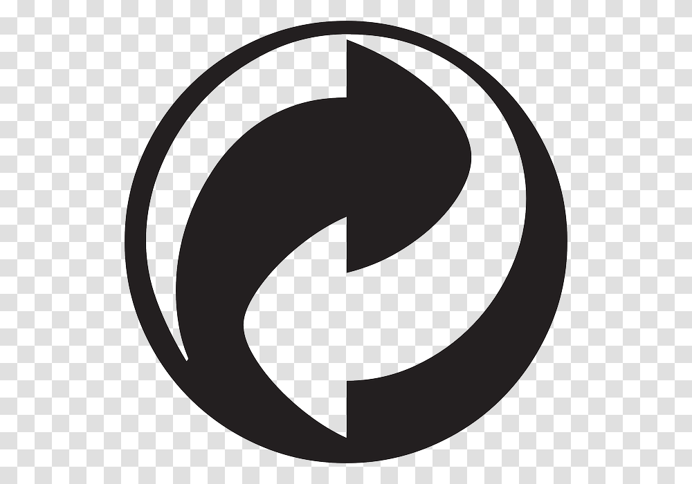 Green Dot Symbol, Logo, Trademark, Recycling Symbol, Tape Transparent Png