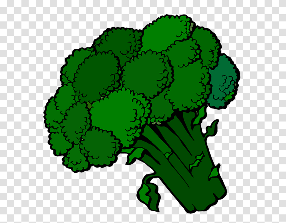 Green Down Icon Sign, Plant, Broccoli, Vegetable, Food Transparent Png