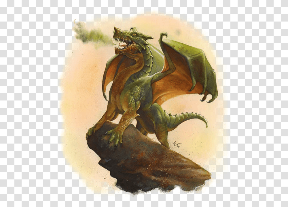 Green Dragon Dungeons & Dragons Fandom Green Dragon Wyrmling Dnd 5e, Dinosaur, Reptile, Animal, Painting Transparent Png