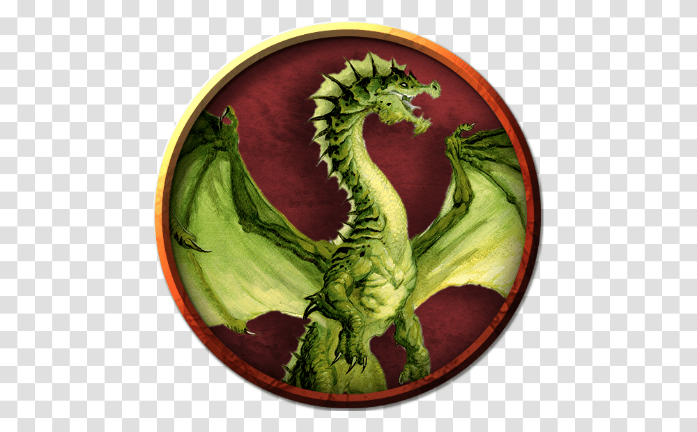 Green Dragon, Painting, Snake, Reptile Transparent Png