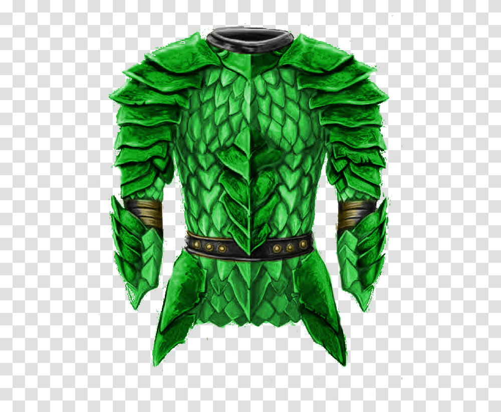 Green Dragon Scale Armor, Moss, Plant, Apparel Transparent Png