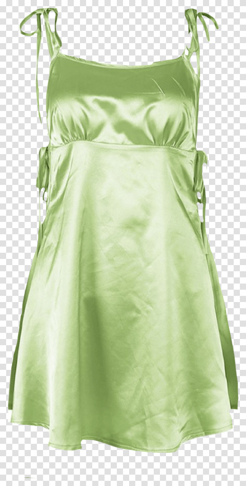 Green Dress Silk Freetoedit Sticker Dress, Clothing, Apparel, Skirt, Fashion Transparent Png