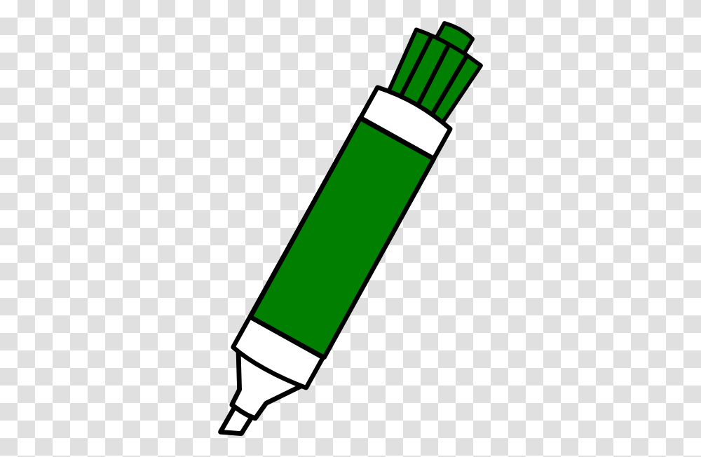 Green Dry Erase Marker Clip Art, Pencil Transparent Png