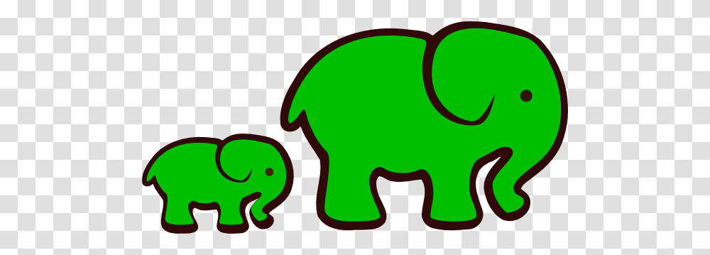 Green Elephant Mom Baby Clip Art, Animal, Mammal, Wildlife, Aardvark Transparent Png