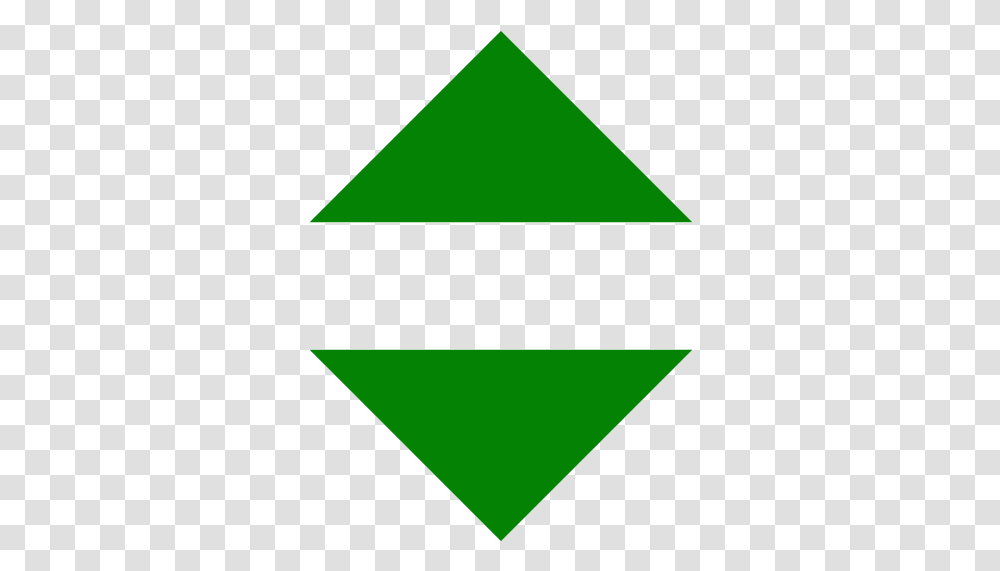 Green Elevator Icon Vertical, Triangle, Arrowhead Transparent Png