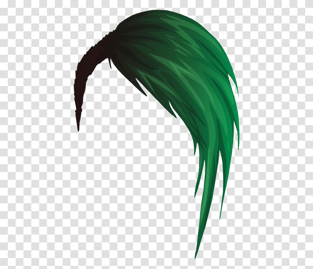 Green Emo Hair Hair Hairstyles Haircut Green Greenhair, Bird, Animal Transparent Png
