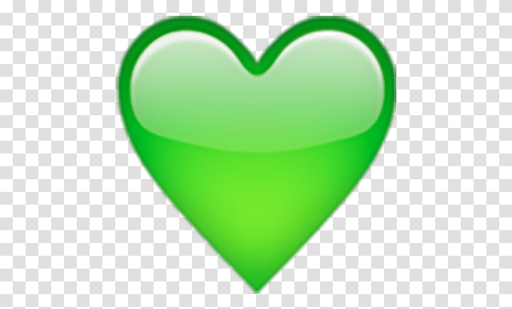 Green Emoji Heart, Balloon, Pillow, Cushion, Plectrum Transparent Png