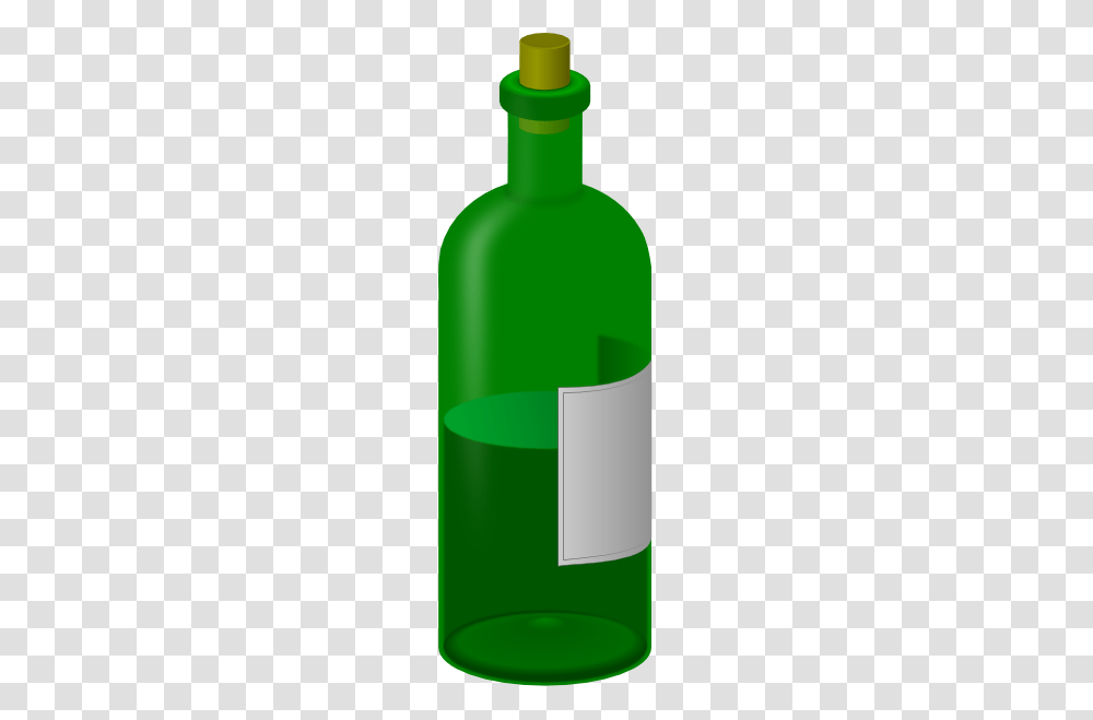 Green Empty Wine Bottle Clip Art, Beverage, Pop Bottle, Alcohol, Soda Transparent Png