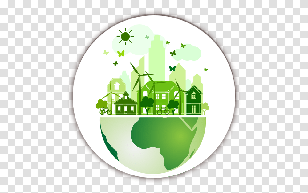 Green Energy Need For Green Buildings, Logo, Trademark, Recycling Symbol Transparent Png