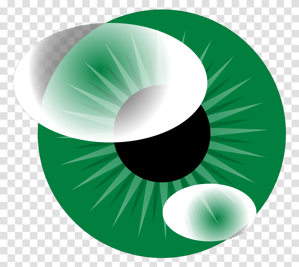 Green Eye Clip Art Crescent, Ball, Sphere, Sport, Plant Transparent Png