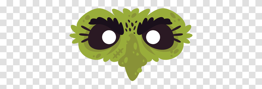 Green Eye Mask Costume Halloween Ojos De Momia Caricatura, Graphics, Art, Animal, Pac Man Transparent Png