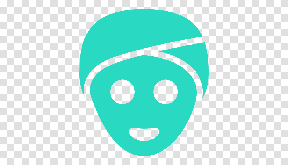 Green Face Mask Icon Free Of Hotel, Disk, Pillow, Cushion, Costume Transparent Png