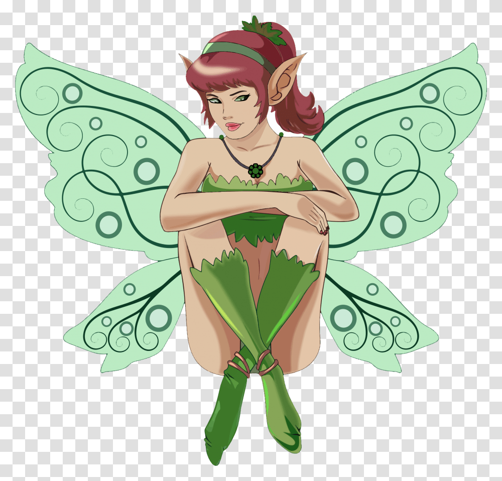 Green Fairies Cliparts Green Fairy Clip Art, Elf, Person, Human, Angel Transparent Png