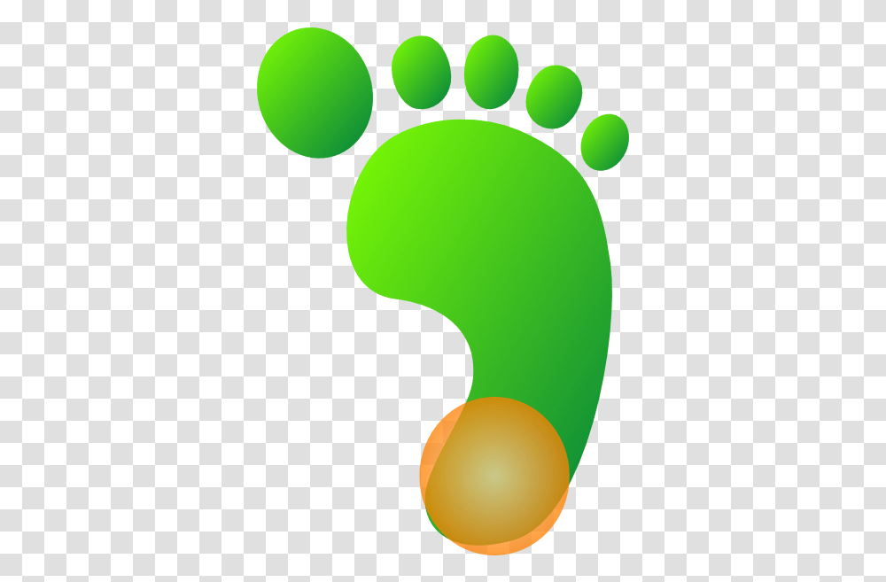 Green Feet Orange Heel 900px Large Size Clip Arts Free Foot, Footprint, Balloon Transparent Png