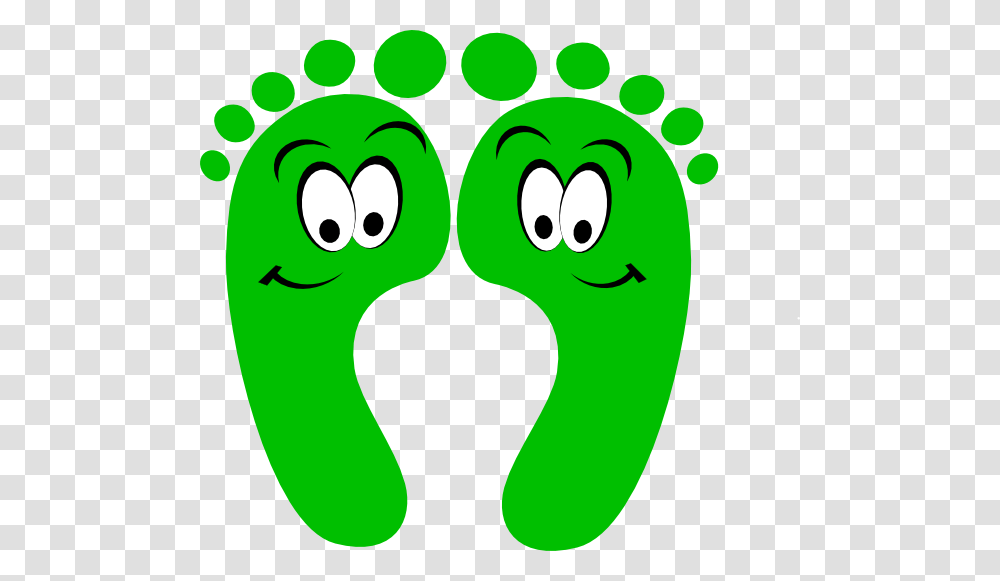 Green Feetprint Hang Ten Dudes Smileys Or Icons, Footprint Transparent Png