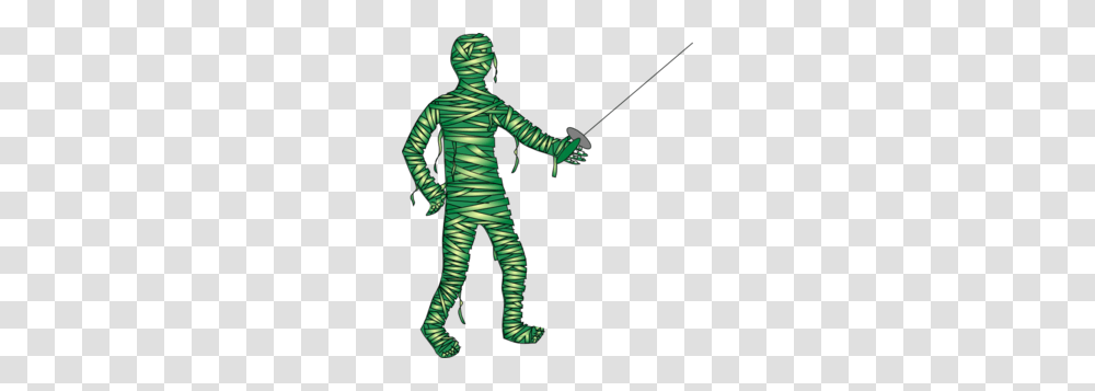 Green Fencing Mummy Clip Art, Person, Human, Astronaut Transparent Png
